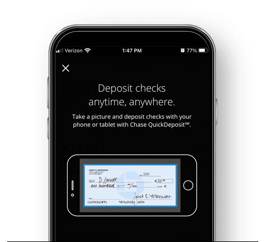 Mobile check deposits